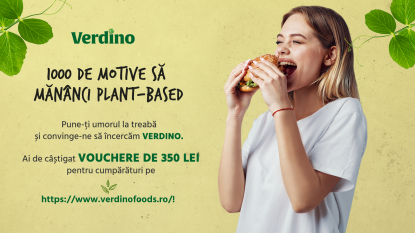 Savurează gustul care-ți place #fărăregrete și contribuie la un viitor mai bun, cu Verdino, la EUROPA FM!