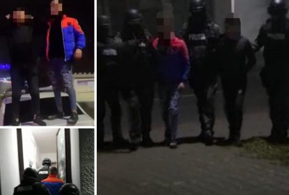 Vrancea: Doi adolescenți s-au ales cu dosare penale după ce s-au urcat pe o mașină de poliție și au dansat pe ea, înfundându-i portbagajul | VIDEO