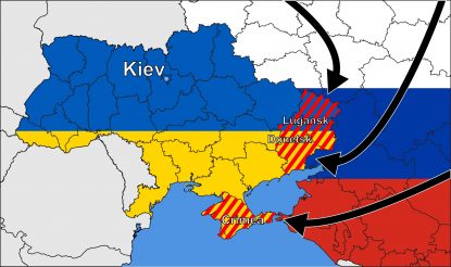 80% din regiunea Lugansk, sub controlul ruşilor. Ucrainenii speră la o încetare a focului de Paște, pentru a evacua oamenii din zonă