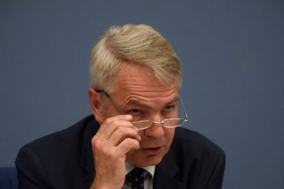 Ministrul finlandez de Externe, Pekka Haavisto