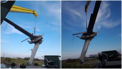 Dronă militară de origine ucraineană, identificată plutind în derivă între Sulina și Sfântul Gheorghe