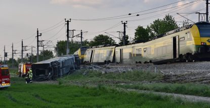 Austria: Victime după ce un tren a deraiat în apropiere de Viena