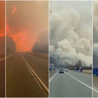 Imagini cu incendiile din Siberia