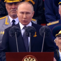 Vladimir Putin la Parada de Ziua Victoriei din Rusia