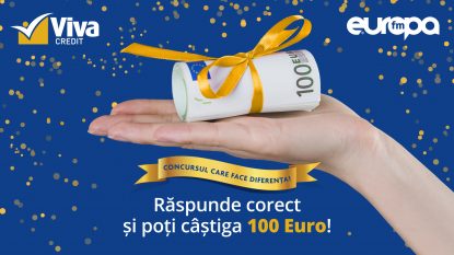 Câștigă, în Deșteptarea, 100 de euro de la VIVA Credit!
