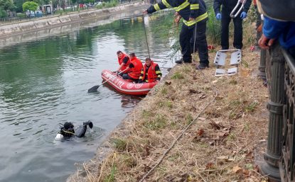 Un bărbat a căzut în râul Dâmbovița
