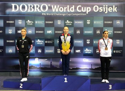 Gimnastică artistică: Aur și argint pentru Ana Maria Bărbosu la Cupa Mondială Challenge de la Osijek