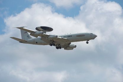 Avioanele de recunoaștere ale NATO ajung în România, unde ar urma să rămână câteva săptămâni | VIDEO