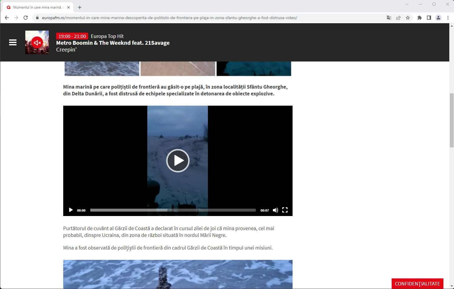 Ad Formats Mid Article Video Europa FM