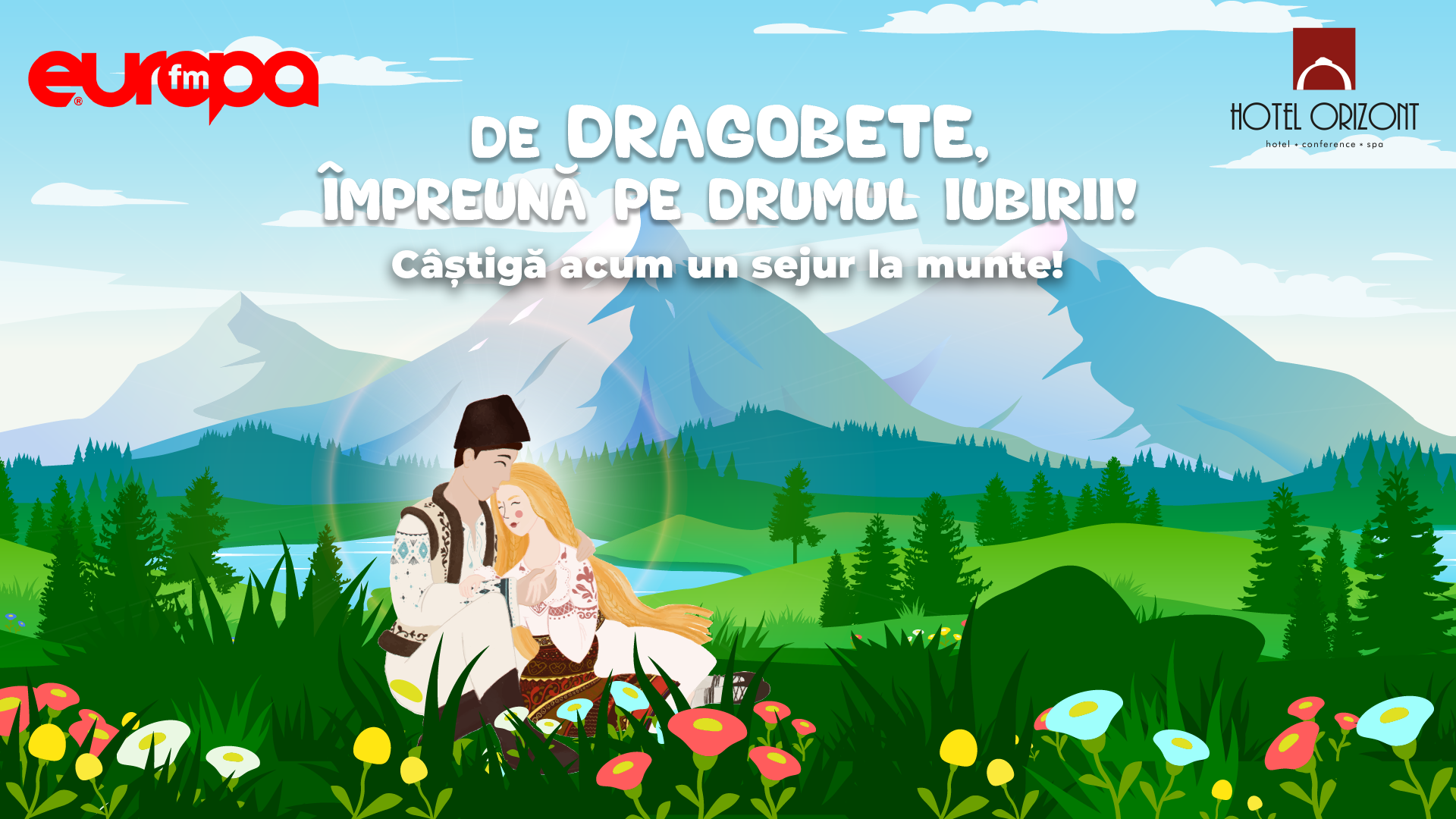 De Dragobete, împreună pe drumul iubirii câștigă un sejur la munte
