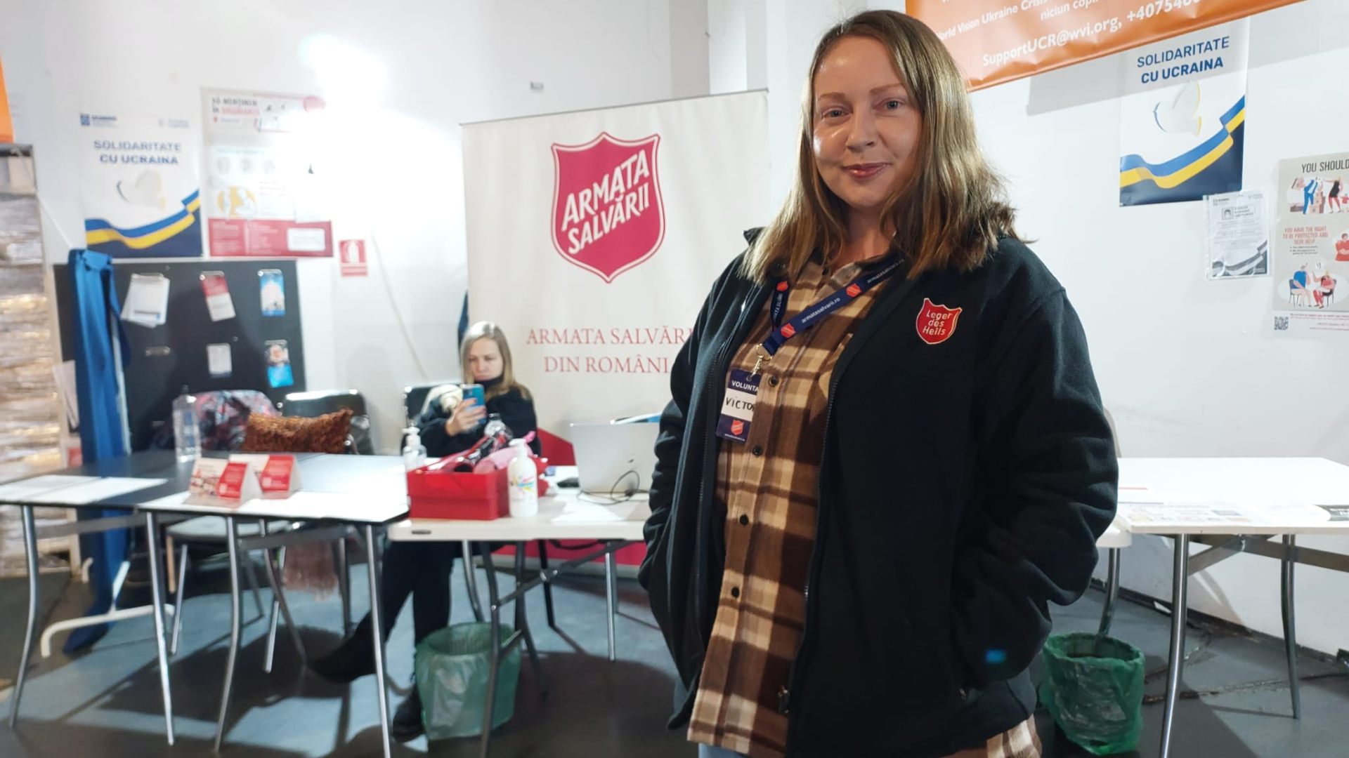 Olena, refugiată care a venit din Ucraina în România