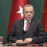 Președintele Turciei în conferința de presă