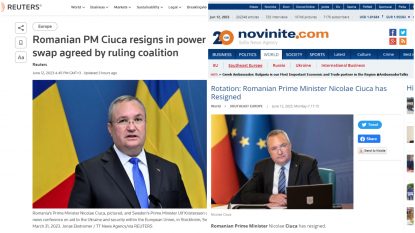 Presa internațională, despre rotativa guvernamentală. Reuters: „Premierul român demisionează în urma unui schimb de putere convenit de coaliția de guvernare”