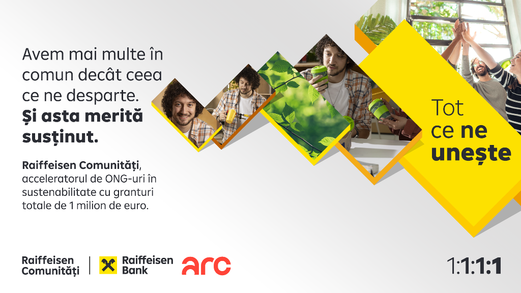 Raiffeisen Comunități, acceleratorul de ONGuri în sustenabilitate cu