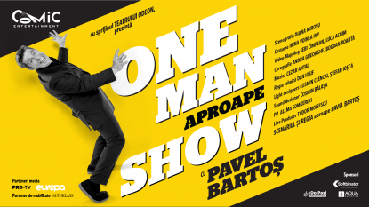 Câștigă o invitație dublă la piesa-spectacol One Man Aproape Show cu Pavel Bartoș