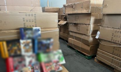 Jucării posibil contrafăcute în valoare de peste 1.000.000 lei, descoperite de poliţiştii de frontieră din cadrul Gărzii de Coastă