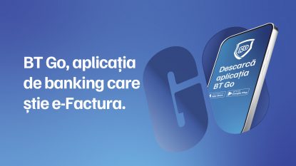 E – Factura îți dă bătăi de cap? Banca Transilvania te rezolvă în app!