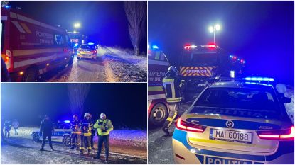 Accident pe E85, soldat cu 2 decese