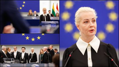 Discurs puternic al văduvei opozantului Aleksei Navalnîi în plenul Parlamentului European: „Nu aveți de-a face cu un politician, ci cu un mafiot sângeros” | VIDEO