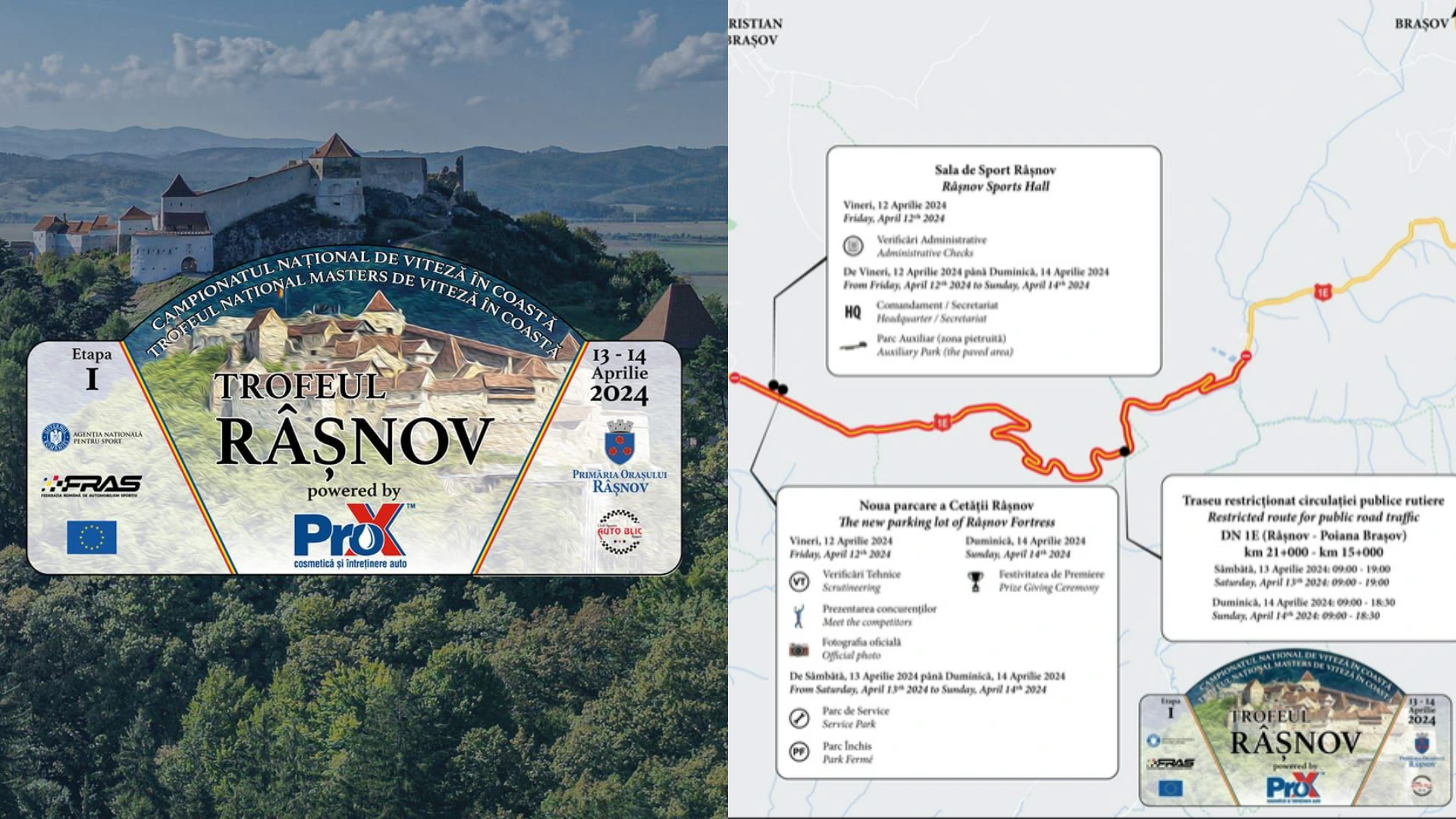 Vtm Raliu Trafic rutier restricționat în weekendul 13-14 aprilie pe DN1E Poiana ...
