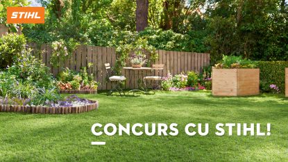 Treci testul sezonului în grădină și câștigă cu Stihl