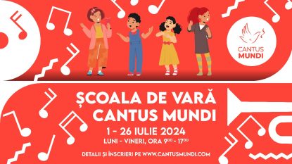 Programul Național Cantus Mundi anunță înscrierile la Școala de Vară