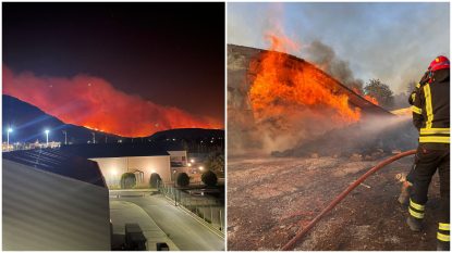 Zeci de pompieri români acționează pentru stingerea incendiilor de pădure din Grecia | AUDIO | VIDEO | GALERIE FOTO