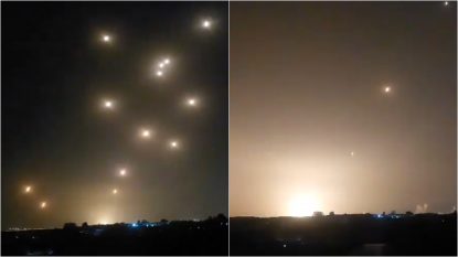 Atacul Iranului cu rachete asupra Israelului.