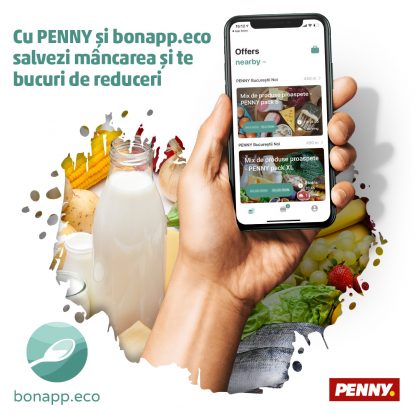 Cum să eviți risipa alimentară și să ai avantaje la cumpărături? Folosește aplicația Bonapp pentru cumpărături la PENNY! (P)