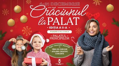 “Crăciun la Palat”, din 6 decembrie la Palatul Principilor Transilvaniei din Alba Iulia