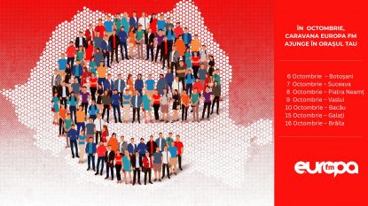 În octombrie, caravana aniversară Europa FM ajunge în orașul tău!
