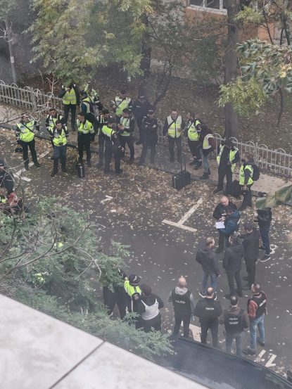 Explozie Capitală | Jandarmii au păzit azi noapte zona afectată de explozie