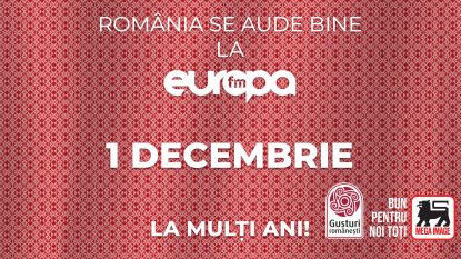 Sărbătorește 1 decembrie la Europa FM!