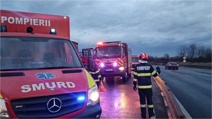 Sibiu: Șase femei au fost transportate la spital în urma unui accident rutier pe DN1