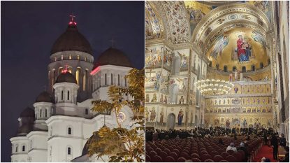 REPORTAJ. Sute de mii de oameni au venit să vadă Catedrala Națională de la sfințire încoace. La coadă, familii cu copii își exprimă gândurile înainte să-i calce pragul: Ne rugăm pentru „liniște, armonie și toleranță” | GALERIE FOTO