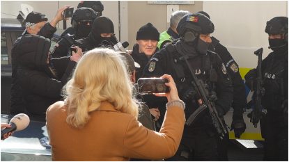 Horaţiu Potra, adus sub escortă la Parchetul General. Este audiat într-un dosar în care i se aduc acuzații de evaziune fiscală şi spălare de bani