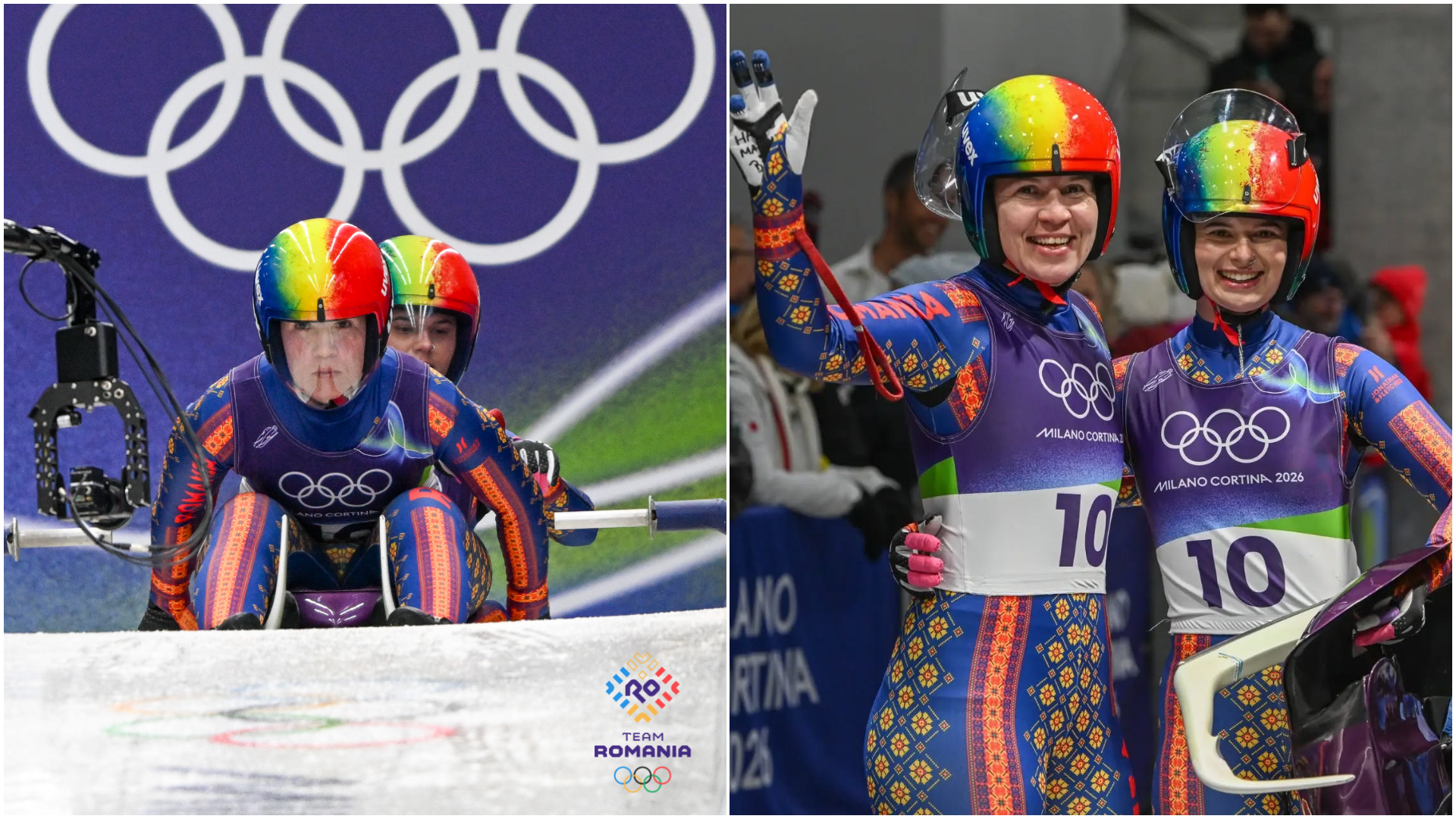România a obținut cel mai bun rezultat de până acum la Jocurile Olimpice de Iarnă, în cadrul probei de sanie dublu feminin. Italia a câștigat aurul la feminin și masculin | AUDIO