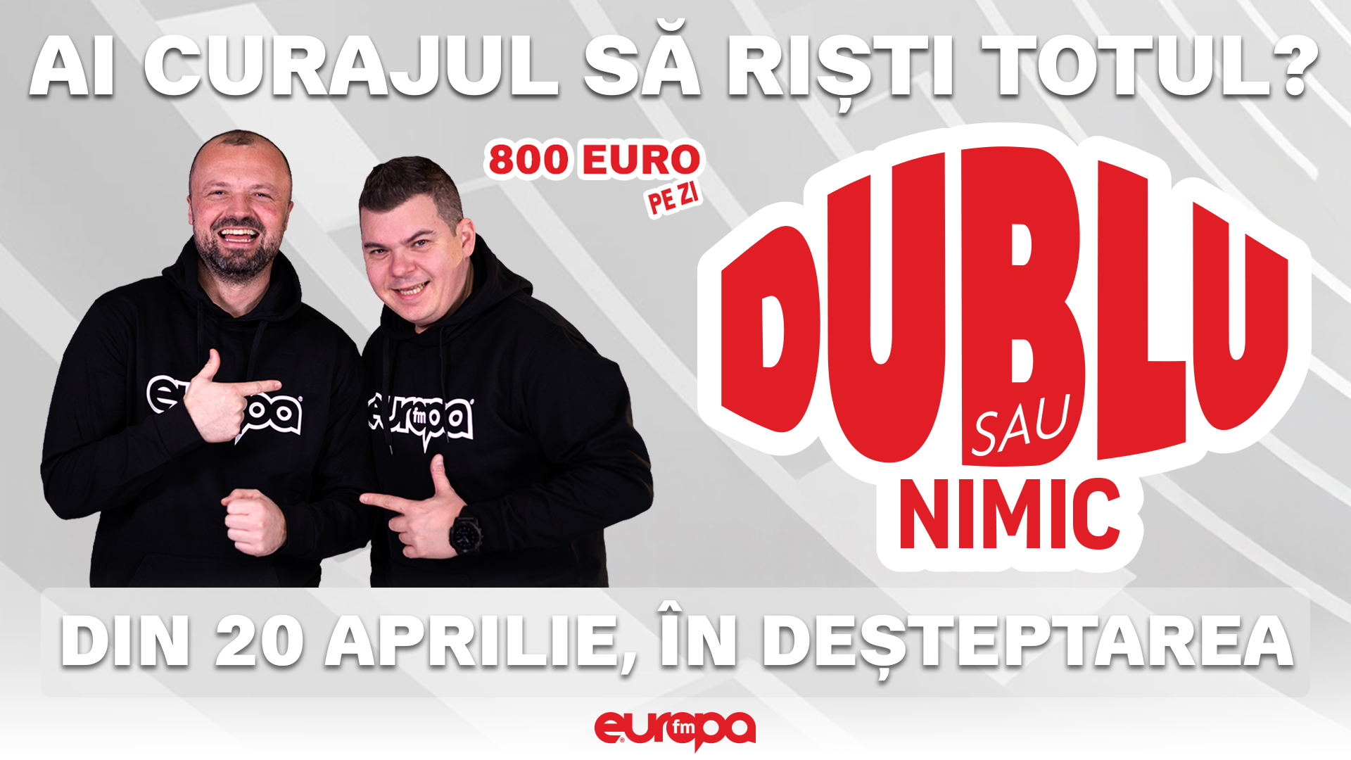 A reînceput Dublu sau Nimic!