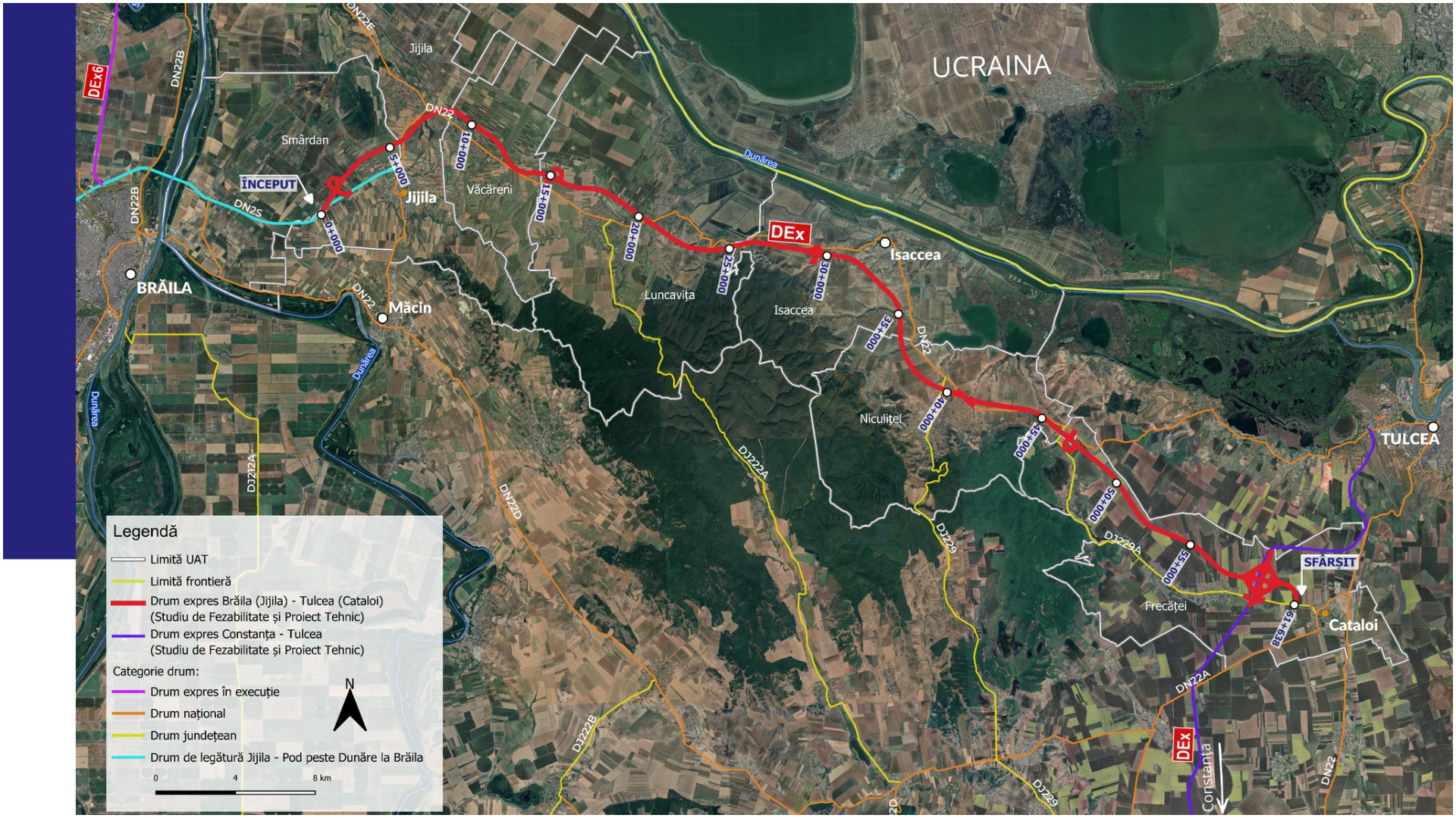 Drumul Expres Brăila – Tulcea. Compania Națională de Investiții Rutiere a aprobat Studiul de Fezabilitate | AUDIO