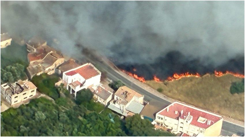 Incendiu de vegetație în Murcia, Spania: armata, mobilizată după extinderea flăcărilor în Sierra de Espuña