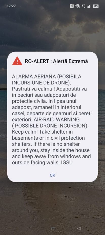 Posibilă incursiune cu drone la Iași și Neamț, în județe din Moldova.
